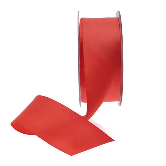 Bright Red Satin Ribbon (38mm)