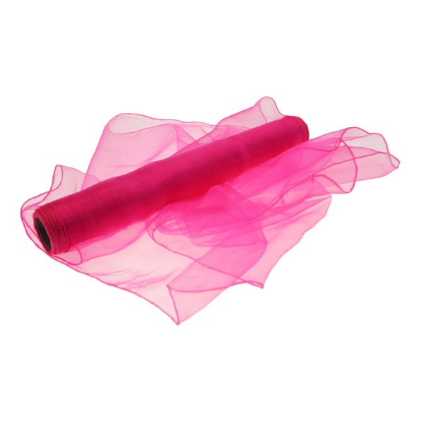 Cyclamen Organza Roll