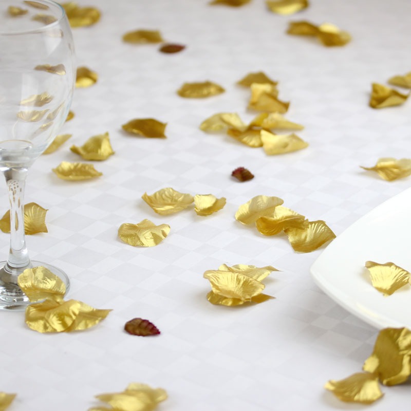 Metallic Gold Rose Petals