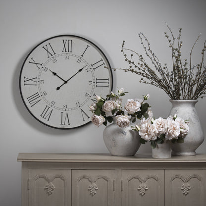 Large Embossed Station Clock