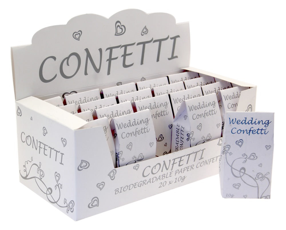 White & Silver Tissue Confetti