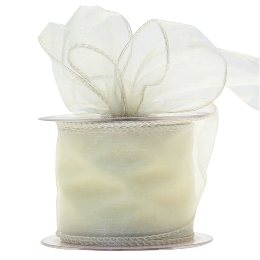 Cream Chiffon Ribbon (70mm)