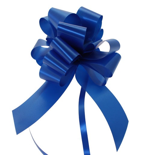 Royal Blue Single Pull Bow 31mm