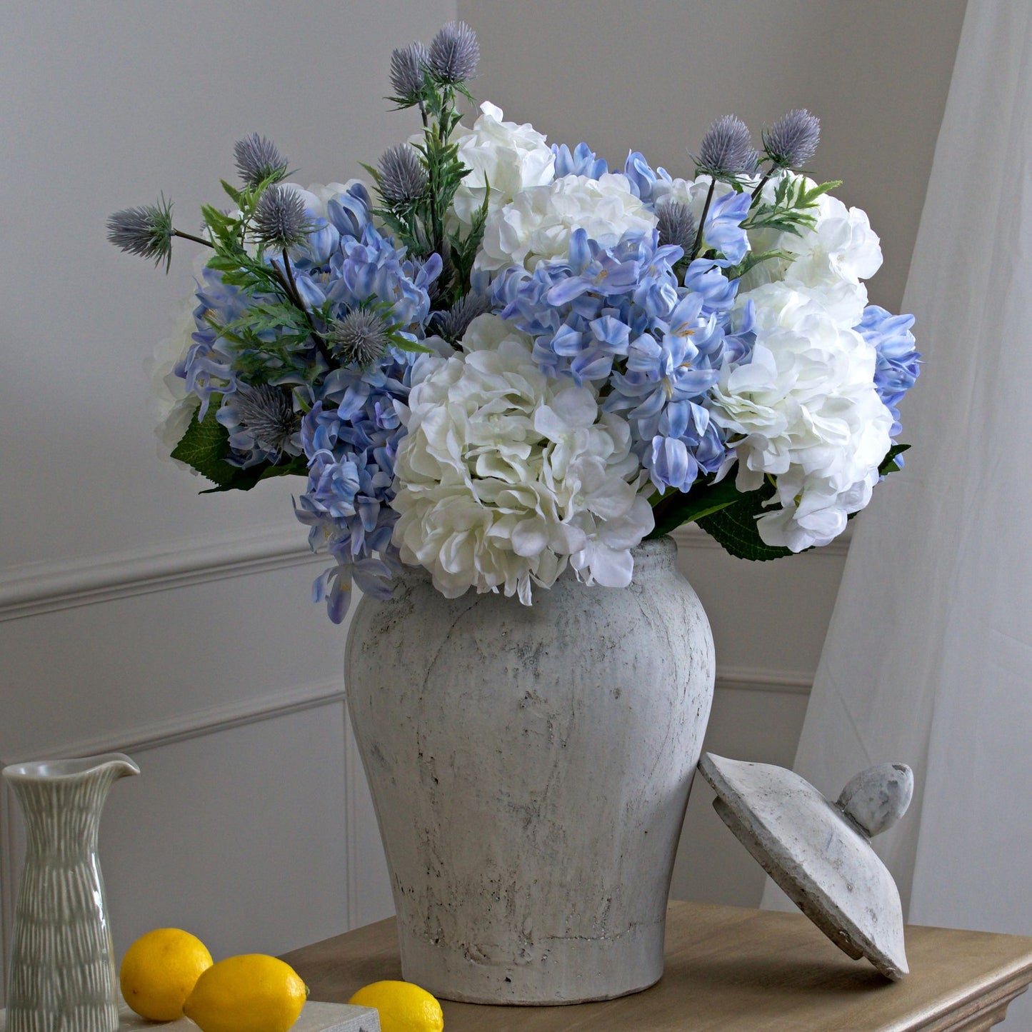 Bloomville Stone Ginger Jar