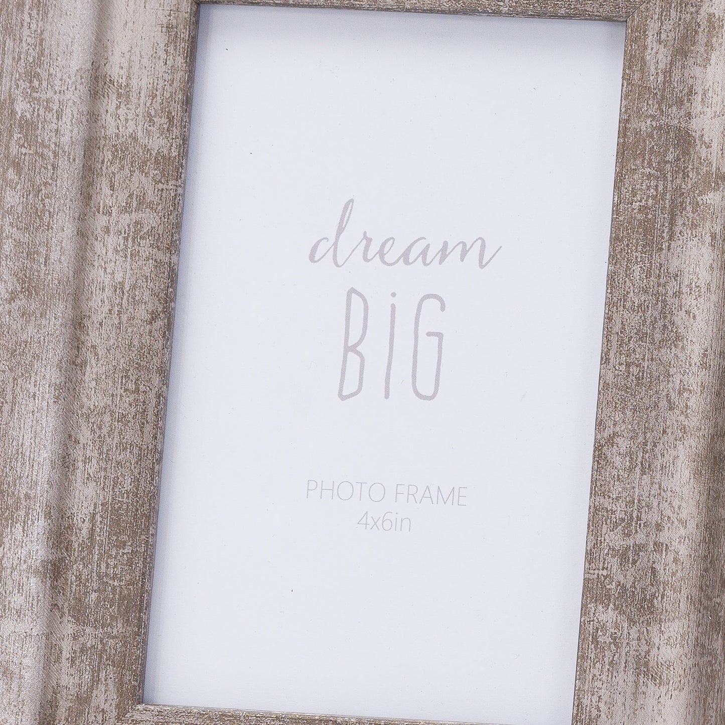 Convex Matt Silver 4X6 Photo Frame