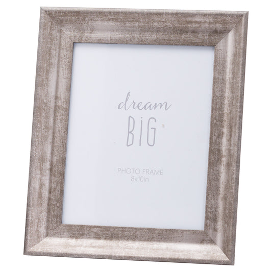 Convex Matt Silver 8X10 Photo Frame