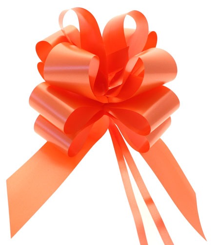 Orange Pull Bow 50mm