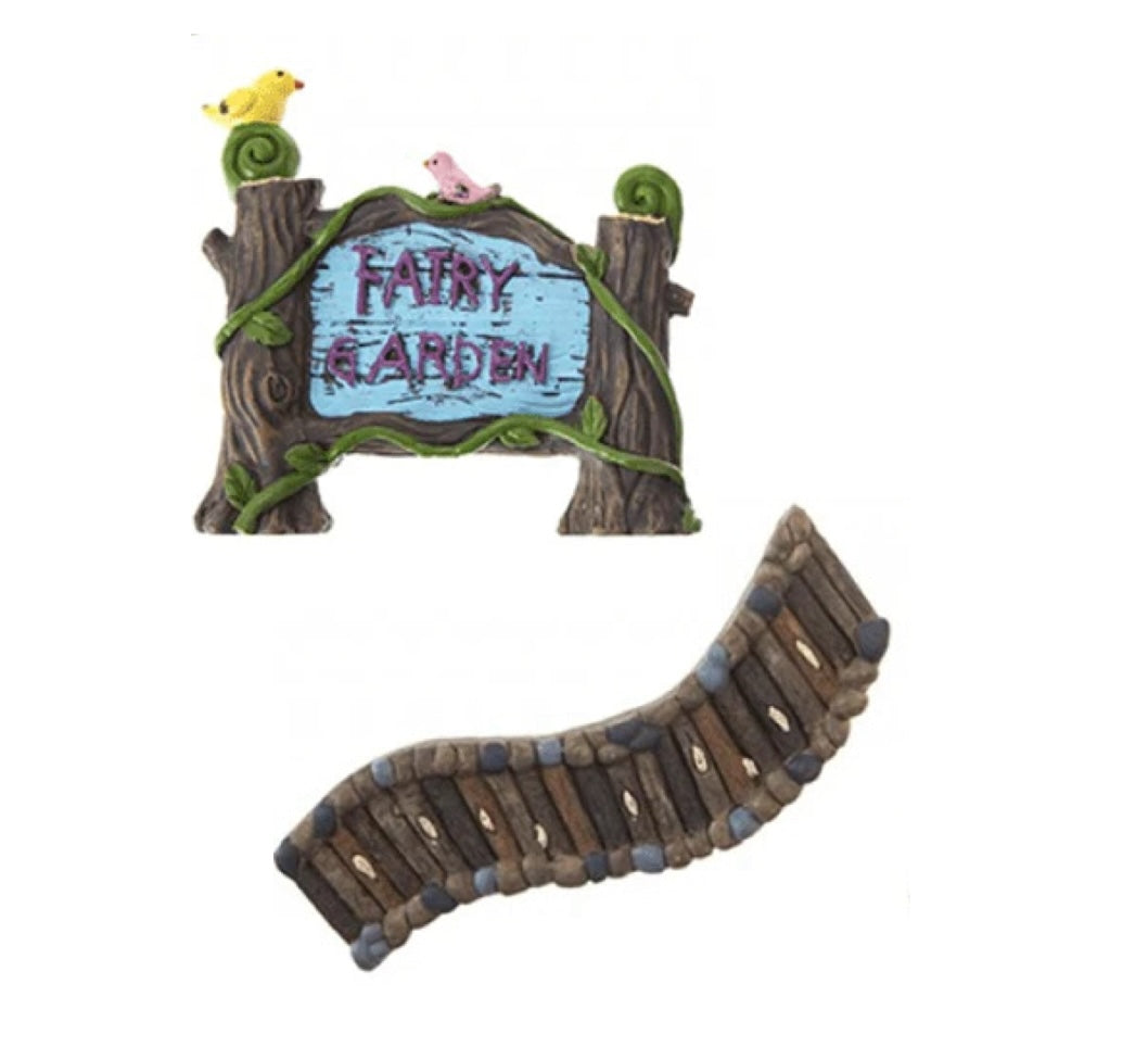 Secret Fairy Garden Sign And Path