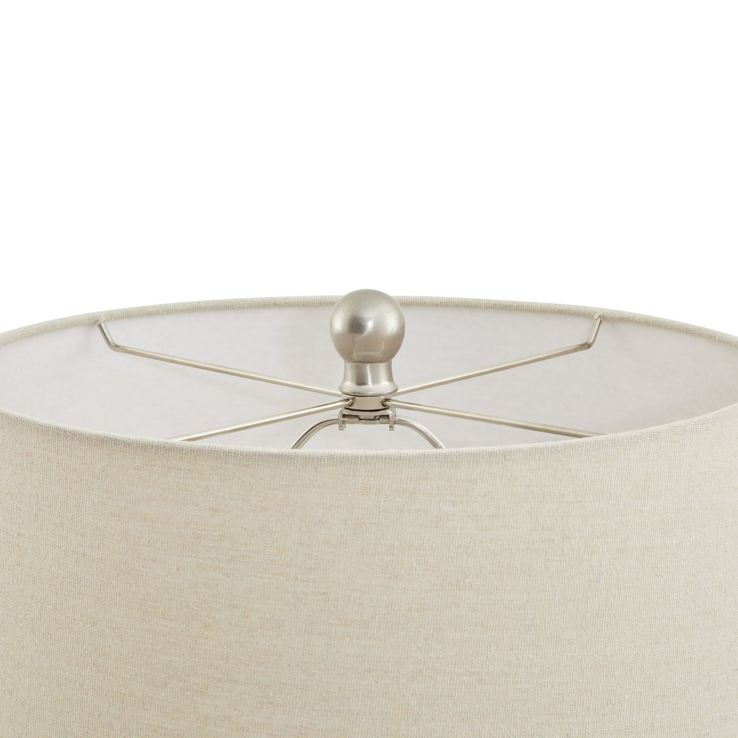 Lattice Ceramic Table Lamp With Linen Shade