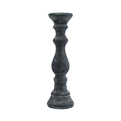 Amalfi Large Grey  Column Candle Holder