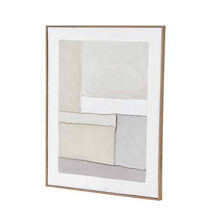 Contempo Alpha Framed Painting On Canvas