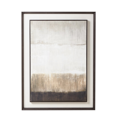 Extra Large Moderno Painting On Linen Mounted In Frame