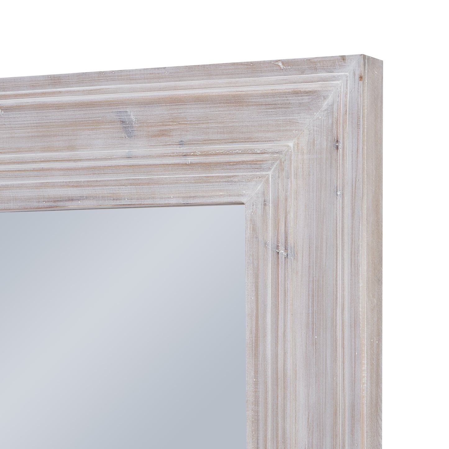 Harewood White Washed  Large Mirror