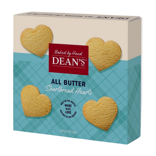 Dean's All Butter Shortbread Hearts (144g)