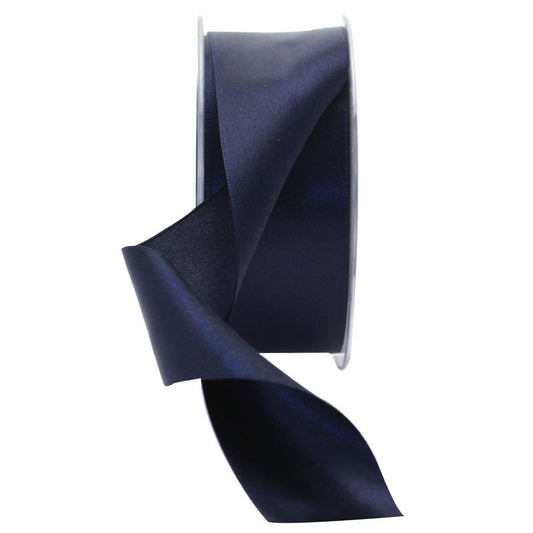 38mm Navy Blue Satin Ribbon