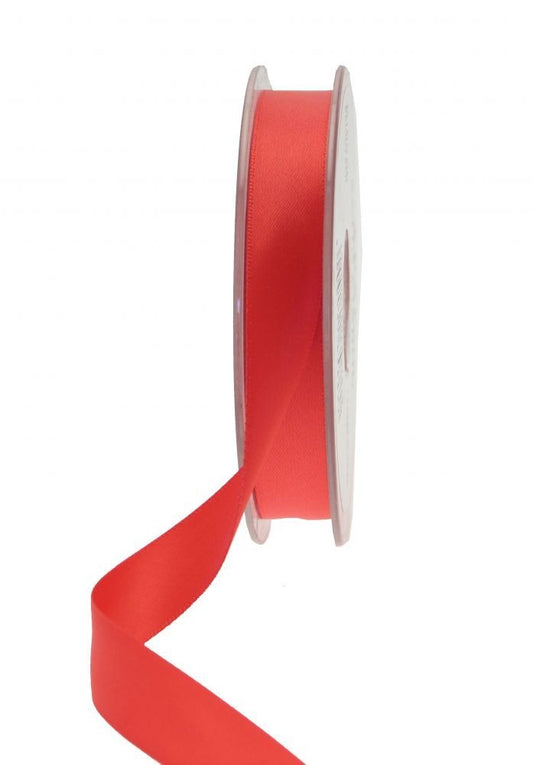 Bright Red Satin Ribbon (15mm)