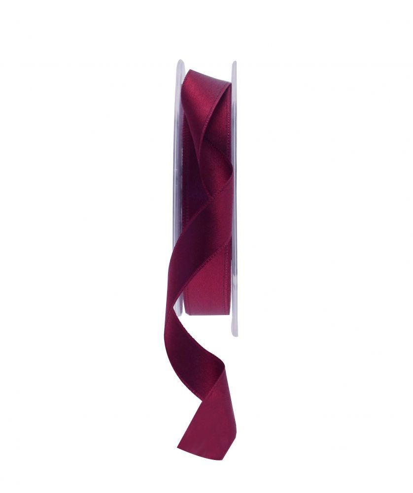 Burgundy Satin Ribbon (15mm)