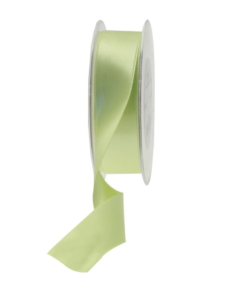 Fluorescent Yellow Satin Ribbon (25mm)