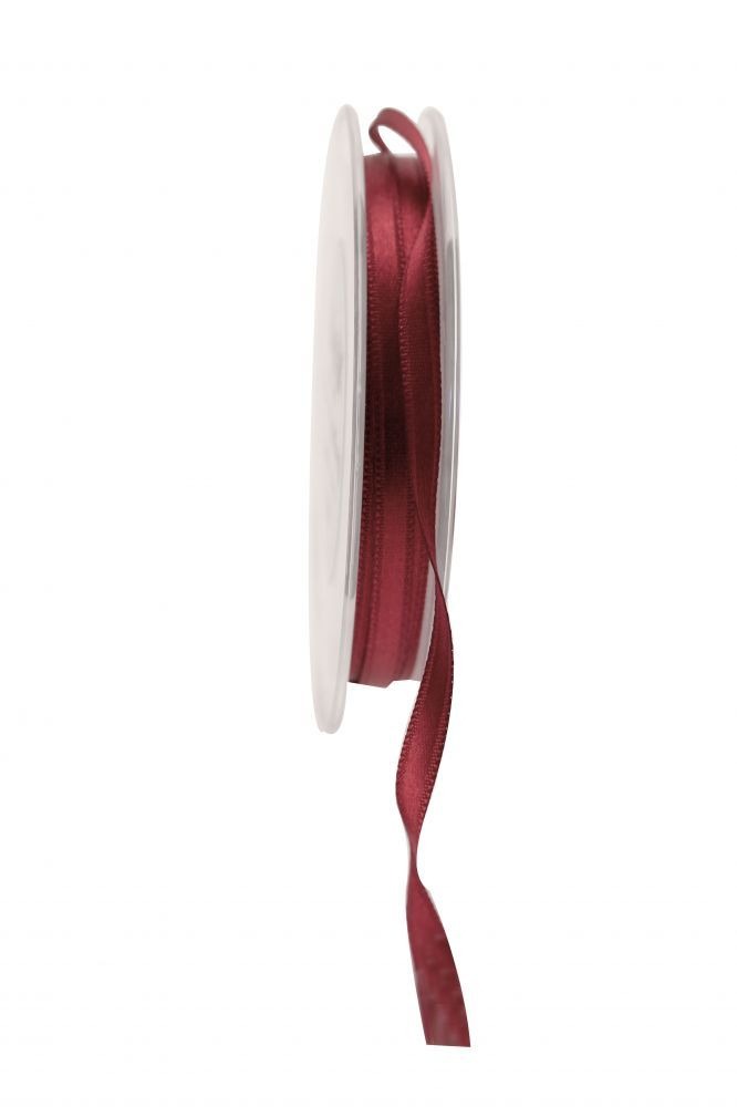 Burgundy Satin Ribbon (6mm)