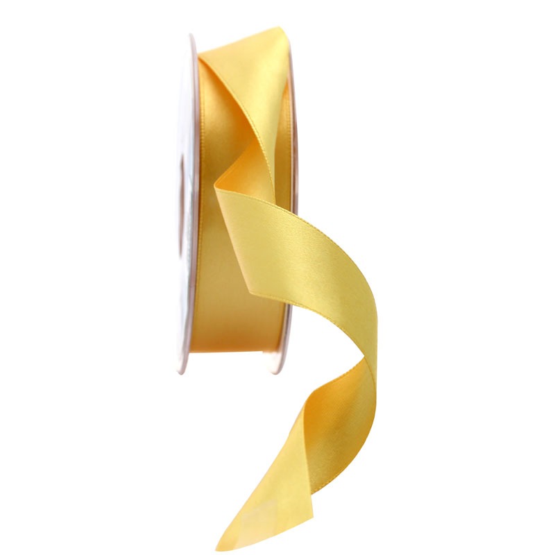 Golden Yellow Satin Ribbon (25mm)