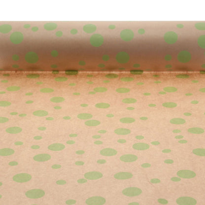 Multi Dots Kraft Paper in Lime