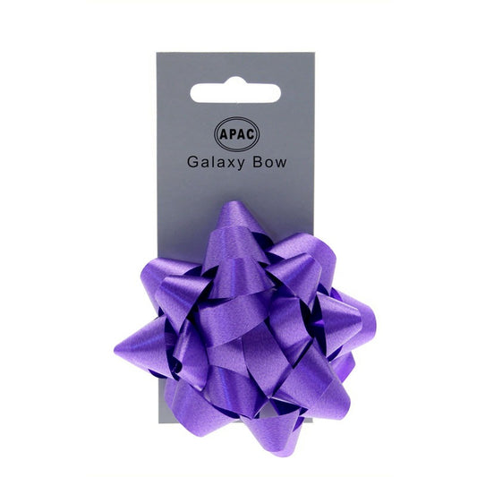 Purple Sticky Bow 75mm