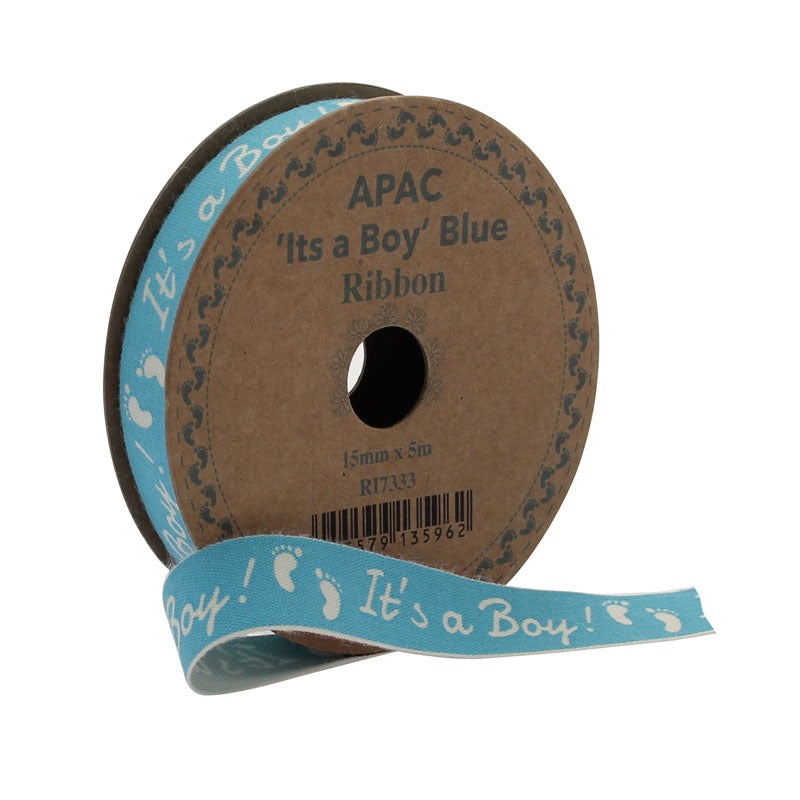 Its a Boy Blue Ribbon 15mm