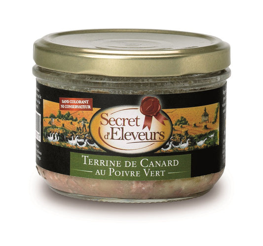 Secret d'Eleveurs Duck Terrine with Green Peppercorns (180g)