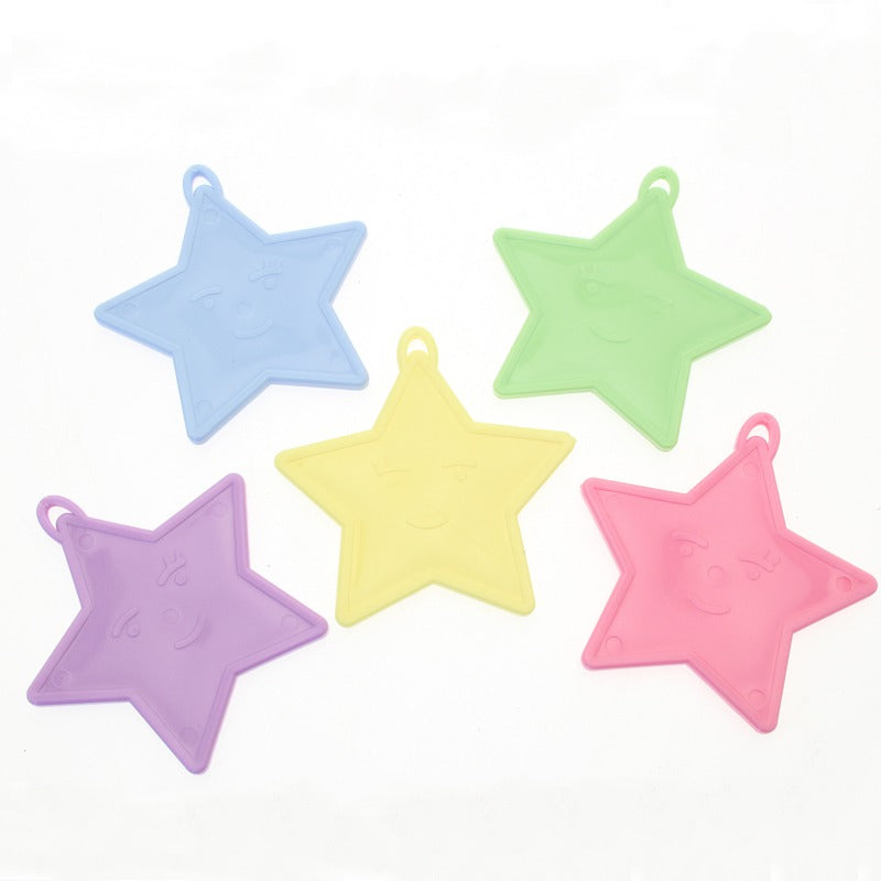 Pastel Star Shape Weights (x50)