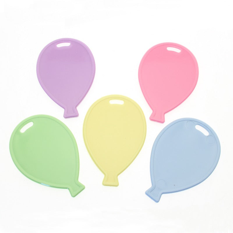 Pastel Balloon Shape Weights (x50)