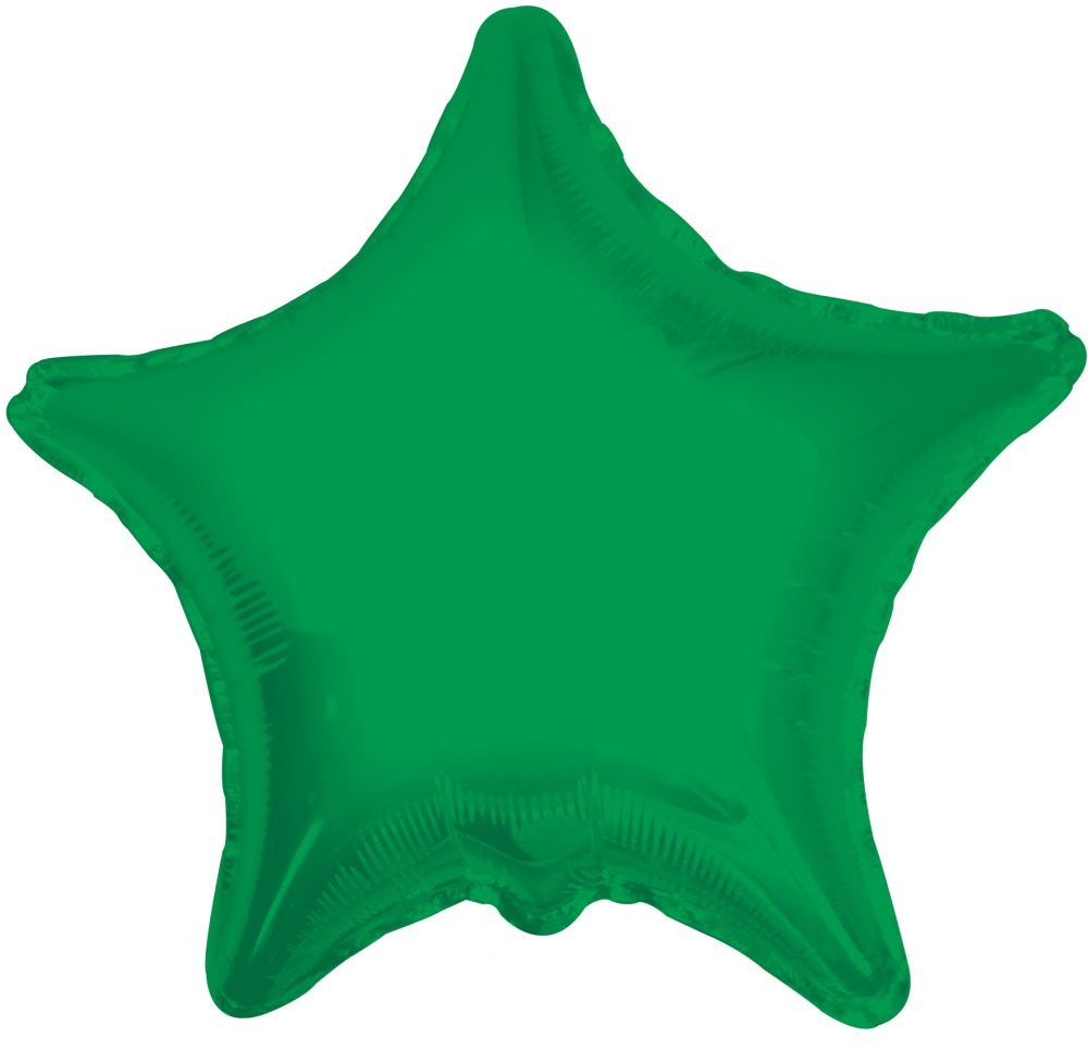 Emerald Green Star Balloon 22inch