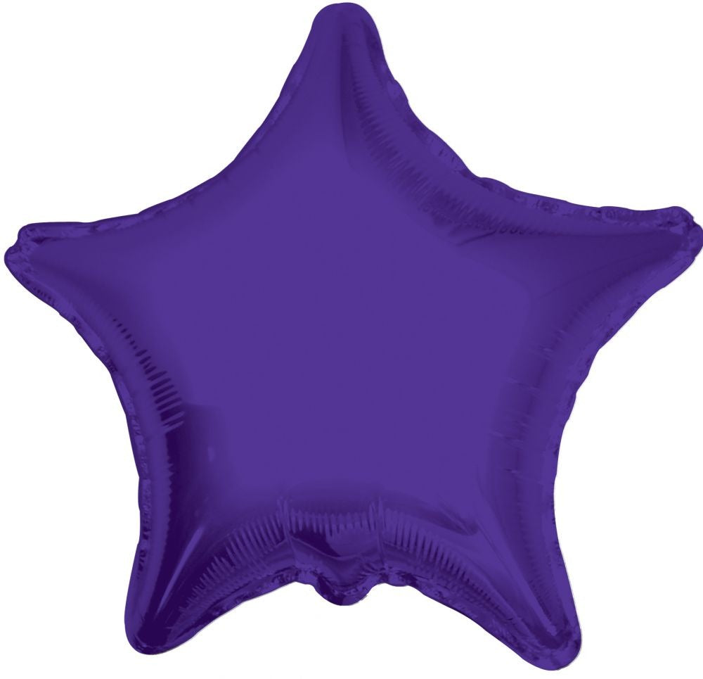 Purple Star Balloon 22inch