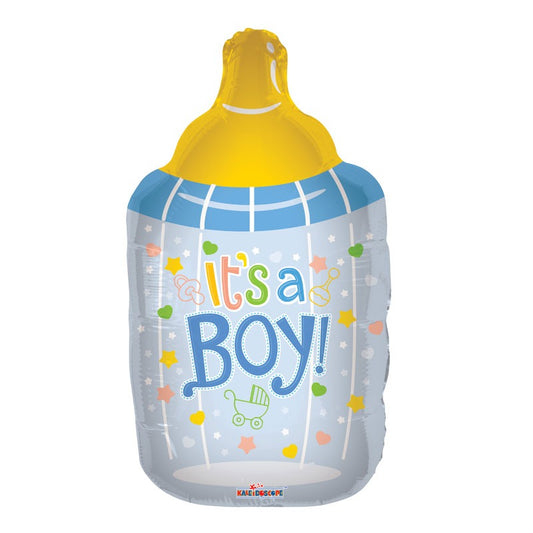 Its A Boy Bottle Foil Balloon