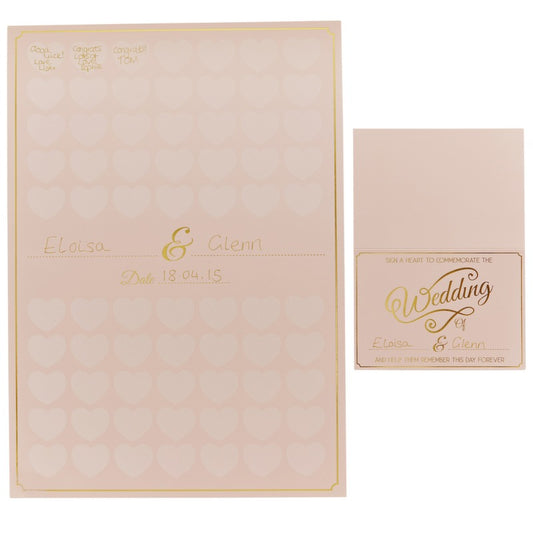 Gold Foiled Guest Book Poster