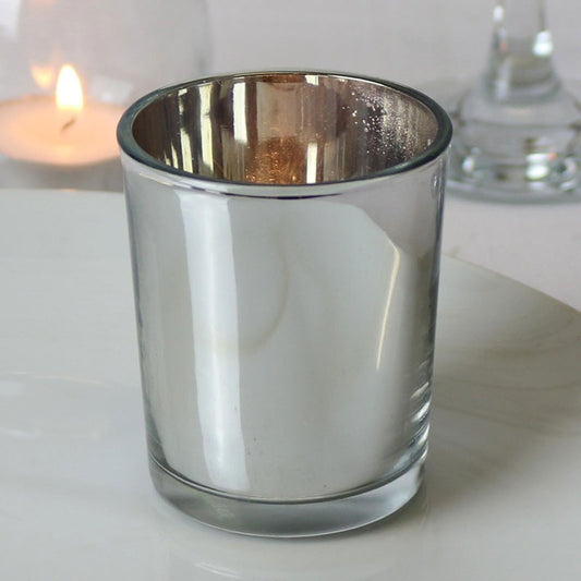 Silver Clyinder Votive