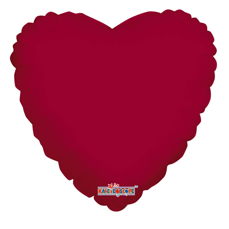 Burgundy Heart Balloon