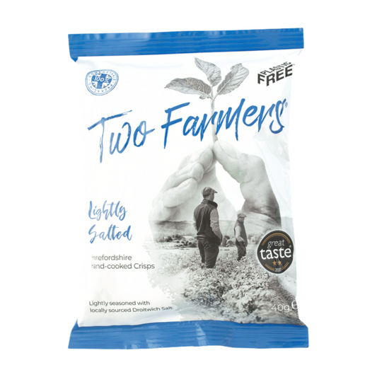 Two Farmers Lightly Salted Crisps (40g)