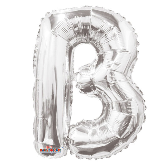 14inch  Silver Letter B Balloon