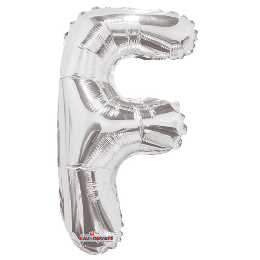 14inch  Silver Letter F Balloon