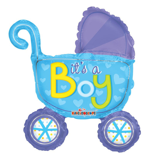 14inch  Baby Boy Stroller Balloon