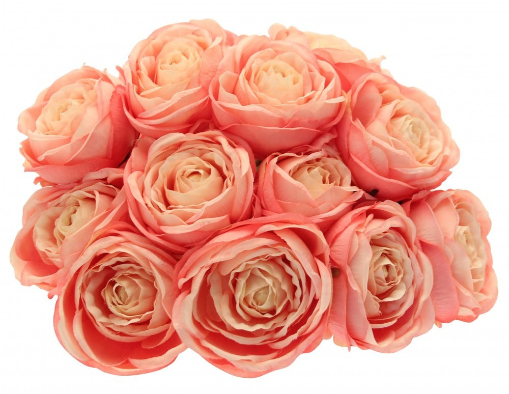 Tea Rose Bunch Pink 40cm