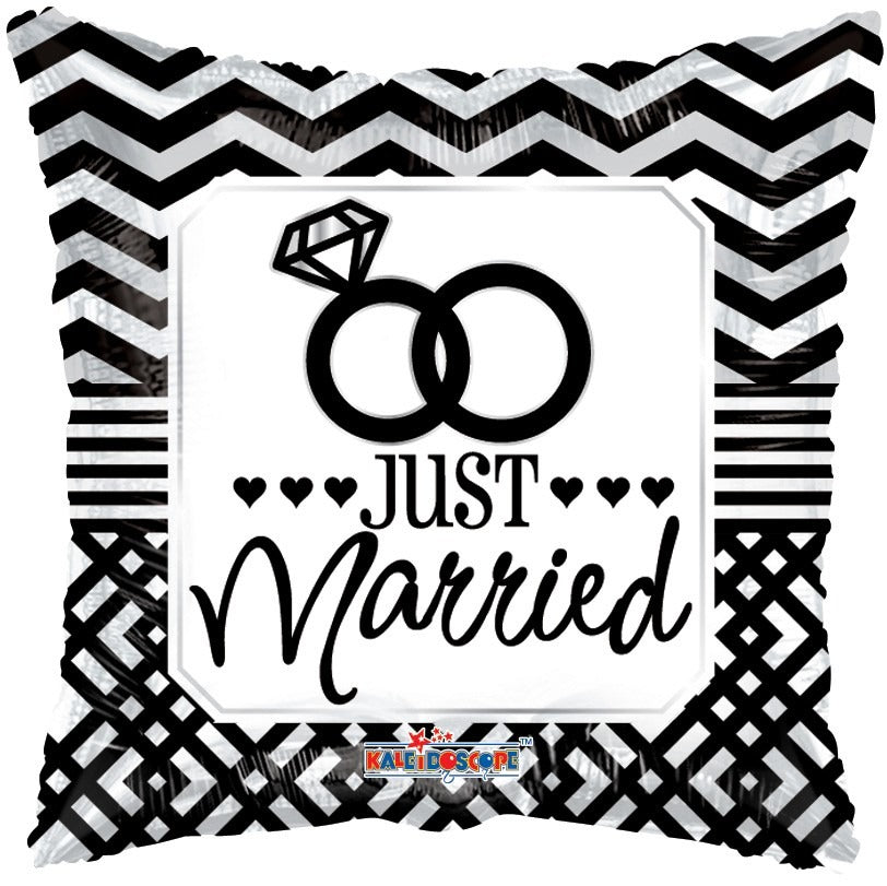 18inch  Just Married Pillow Balloon