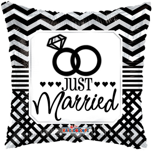 18inch  Just Married Pillow Balloon