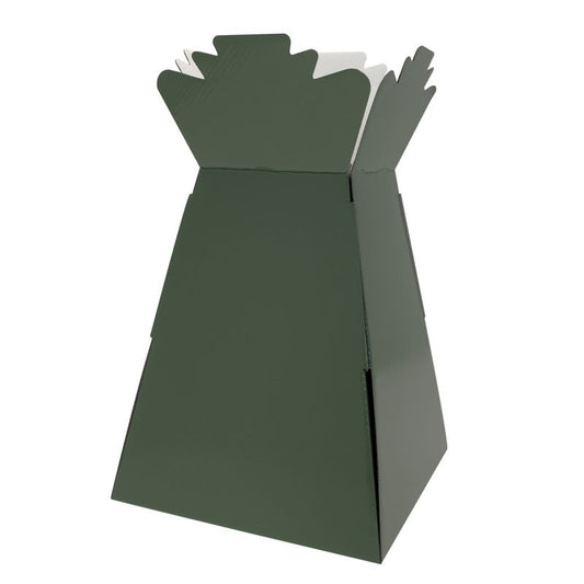 Super Pearlised Dark Green Living Vase