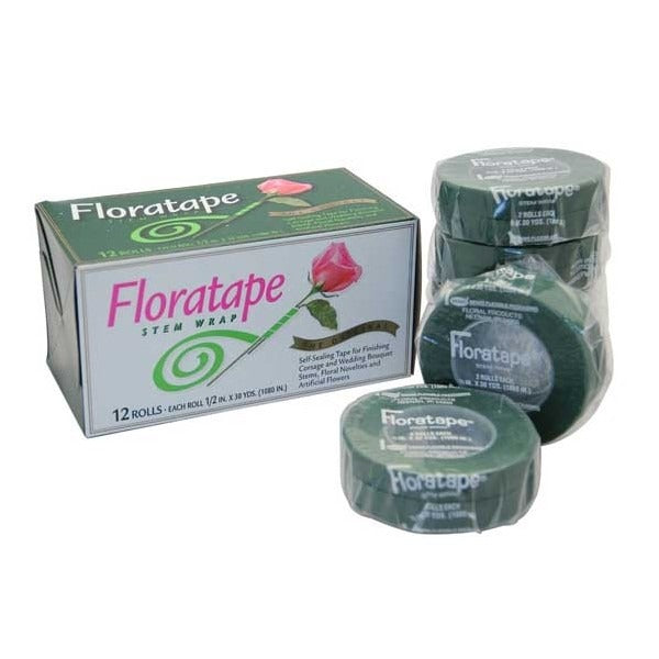 Green Flora Tape 13mm x 27.5m