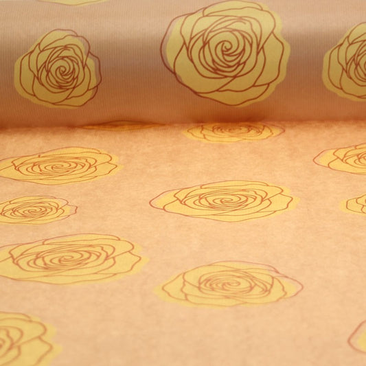 Yellow Roses Kraft Paper