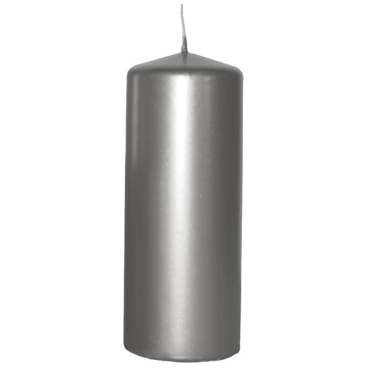 200x70mm Silver Pillar Candles