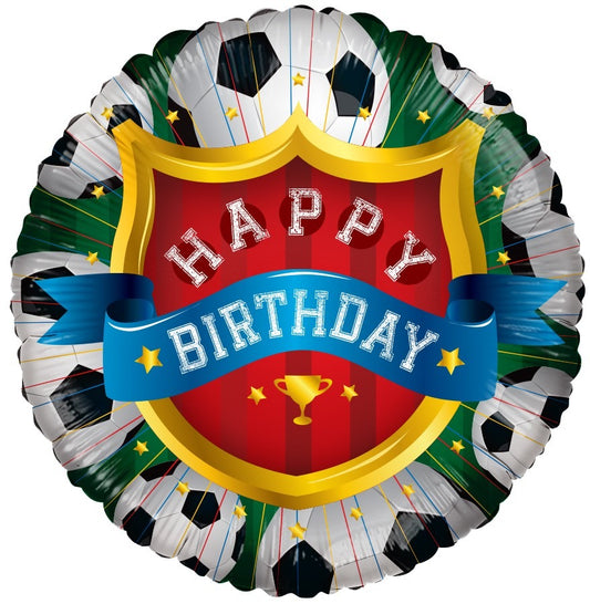 Happy Birthday Football Balloon