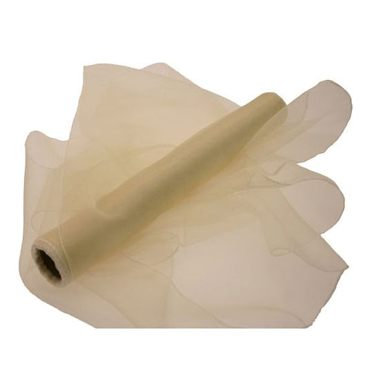 Cream Organza Roll (40cm x 9m)