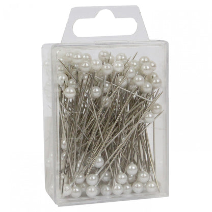 White 5cm Pearl Headed Pins